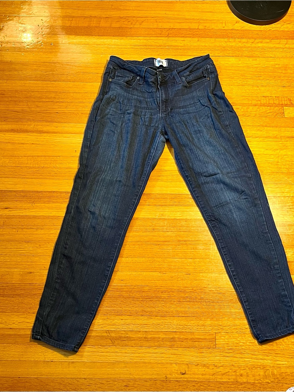 Paige Transcend Denim Skinny Jeans Shortened 31x26